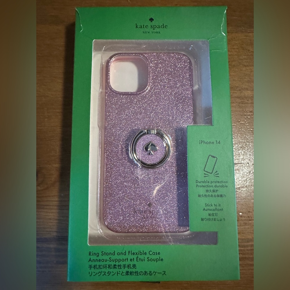 Kate Spade IPhone 14 case with ring stand